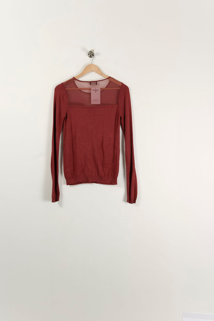 Pull Rose - Taille S/36 de la marque Kookai | PARAD93361 - Vendu par Paradigme - Image 4
