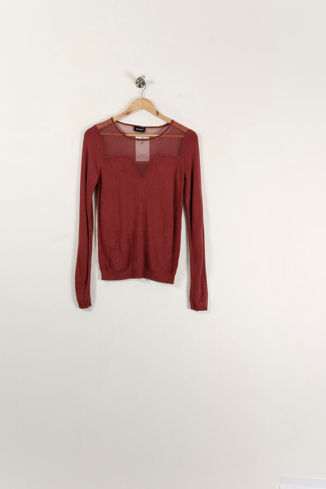 Pull Rose - Taille S/36 de la marque Kookai | PARAD93361 - Vendu par Paradigme - Image 2