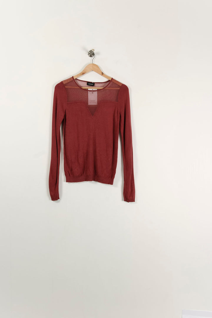 Pull Rose - Taille S/36 de la marque Kookai | PARAD93361 - Vendu par Paradigme - Image 2