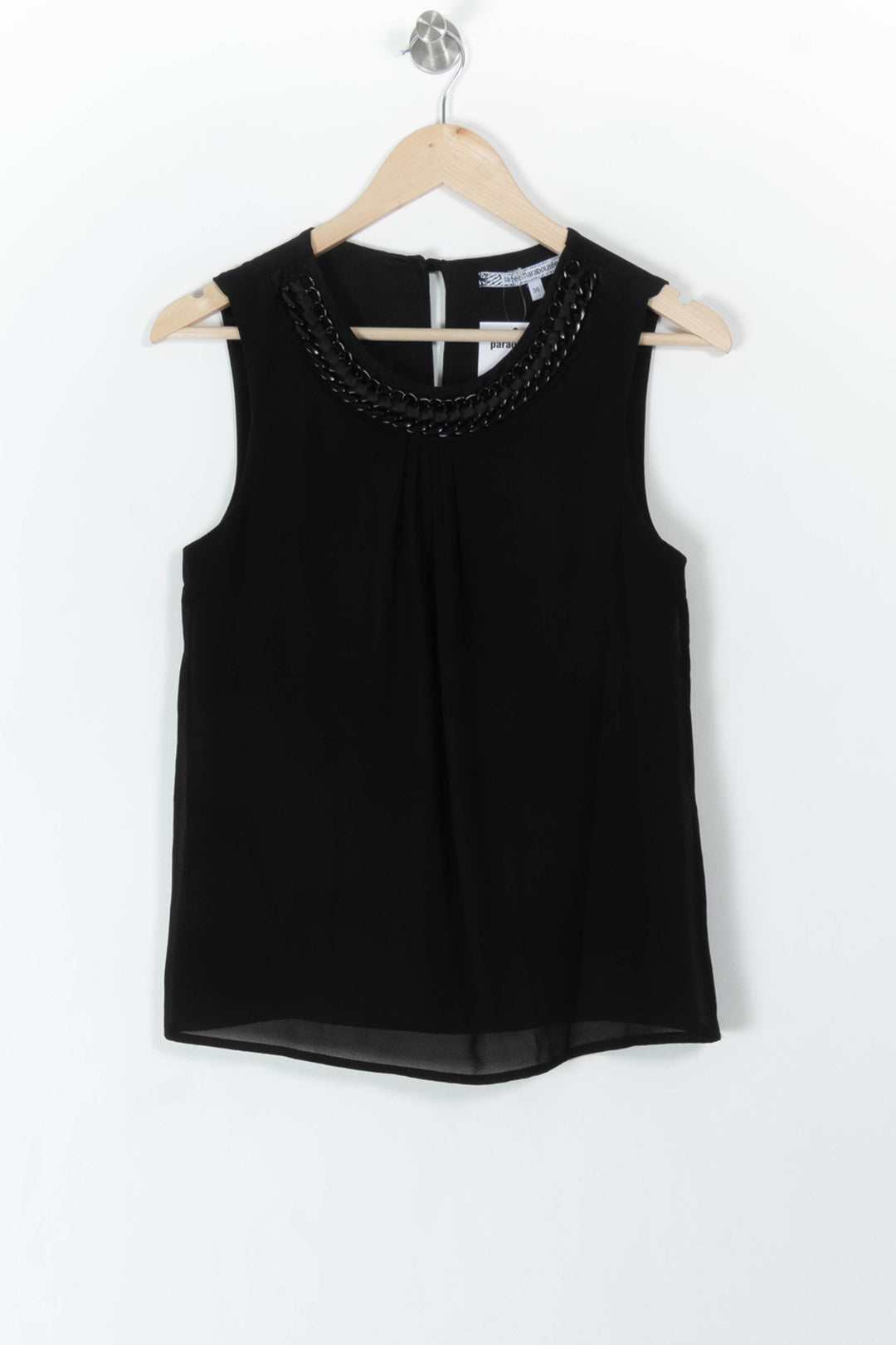 Blouse Noire - Taille S/36 de la marque La Fée Maraboutée | PARAD93367 - Vendu par Paradigme - Image 2