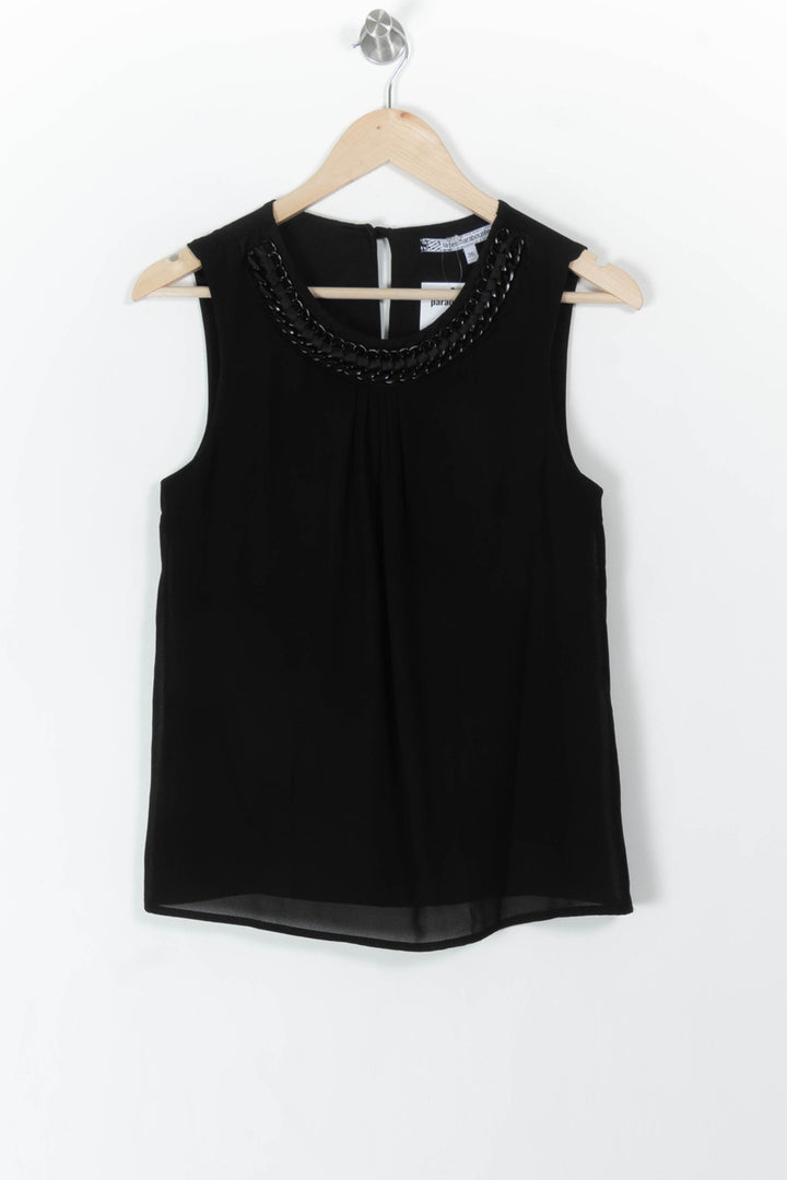 Blouse Noire - Taille S/36 de la marque La Fée Maraboutée | PARAD93367 - Vendu par Paradigme - Image 2