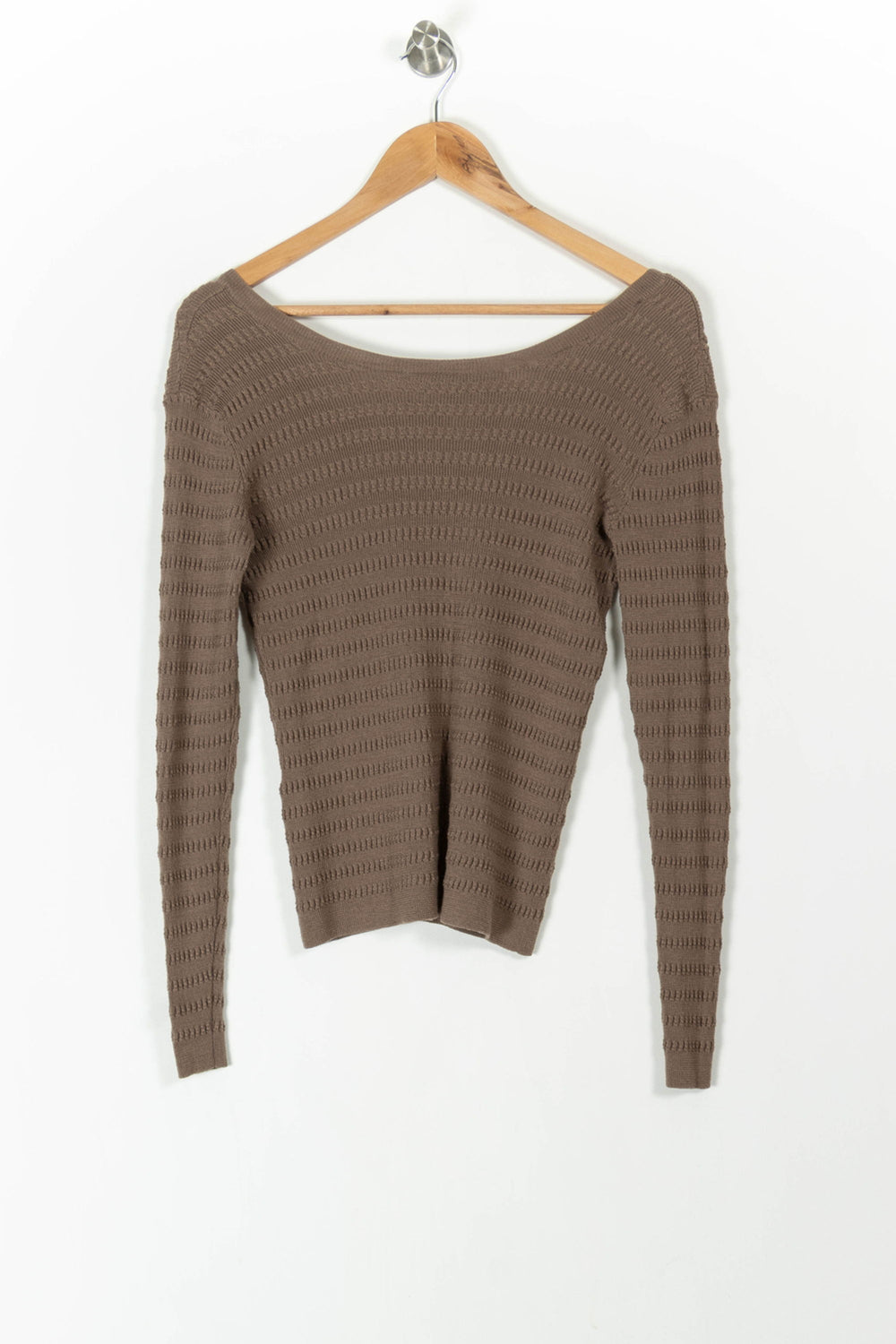 Pull Marron - Taille XS/34 de la marque Comptoir des Cotonniers | PARAD93369 - Vendu par Paradigme - Image 2