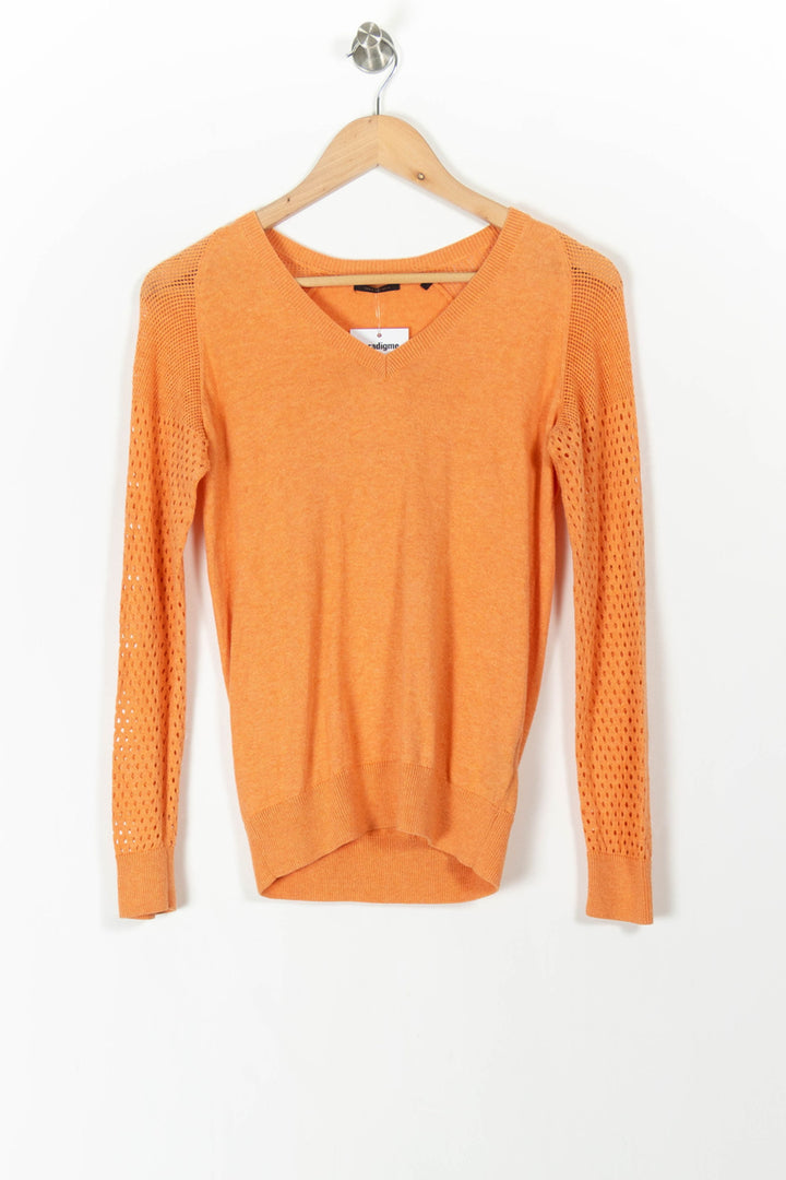 Pull Orange - Taille XS/34 de la marque IKKS | PARAD93370 - Vendu par Paradigme - Image 2