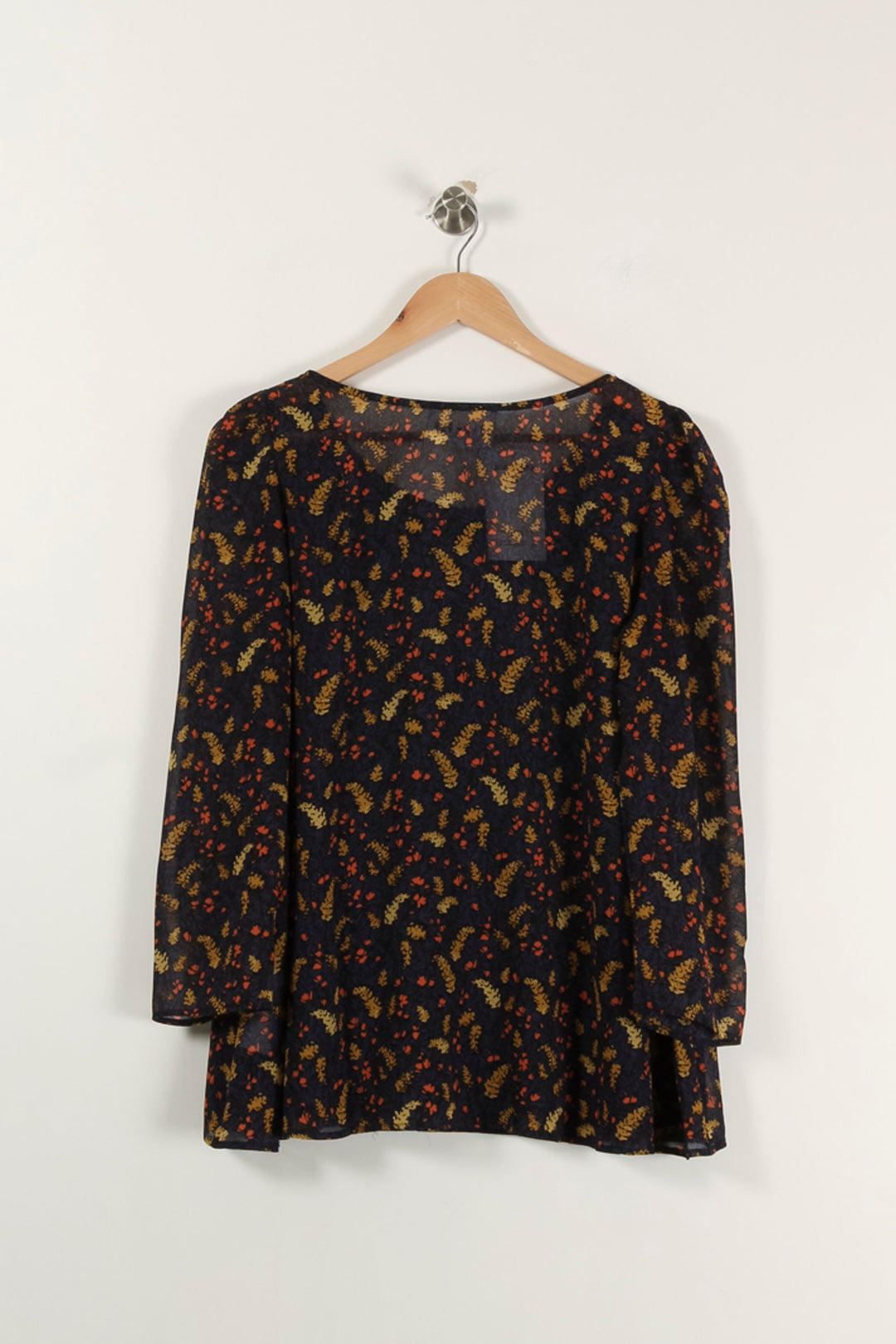 Blouse Bleu et Jaune - Taille L/40 de la marque Claudie Pierlot | PARAD93376 - Vendu par Paradigme - Image 4