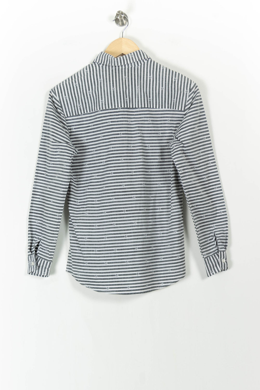 Chemise Rayée Grise et Blanche - Taille XS/34 de la marque Comptoir des Cotonniers | PARAD93378 - Vendu par Paradigme - Image 4