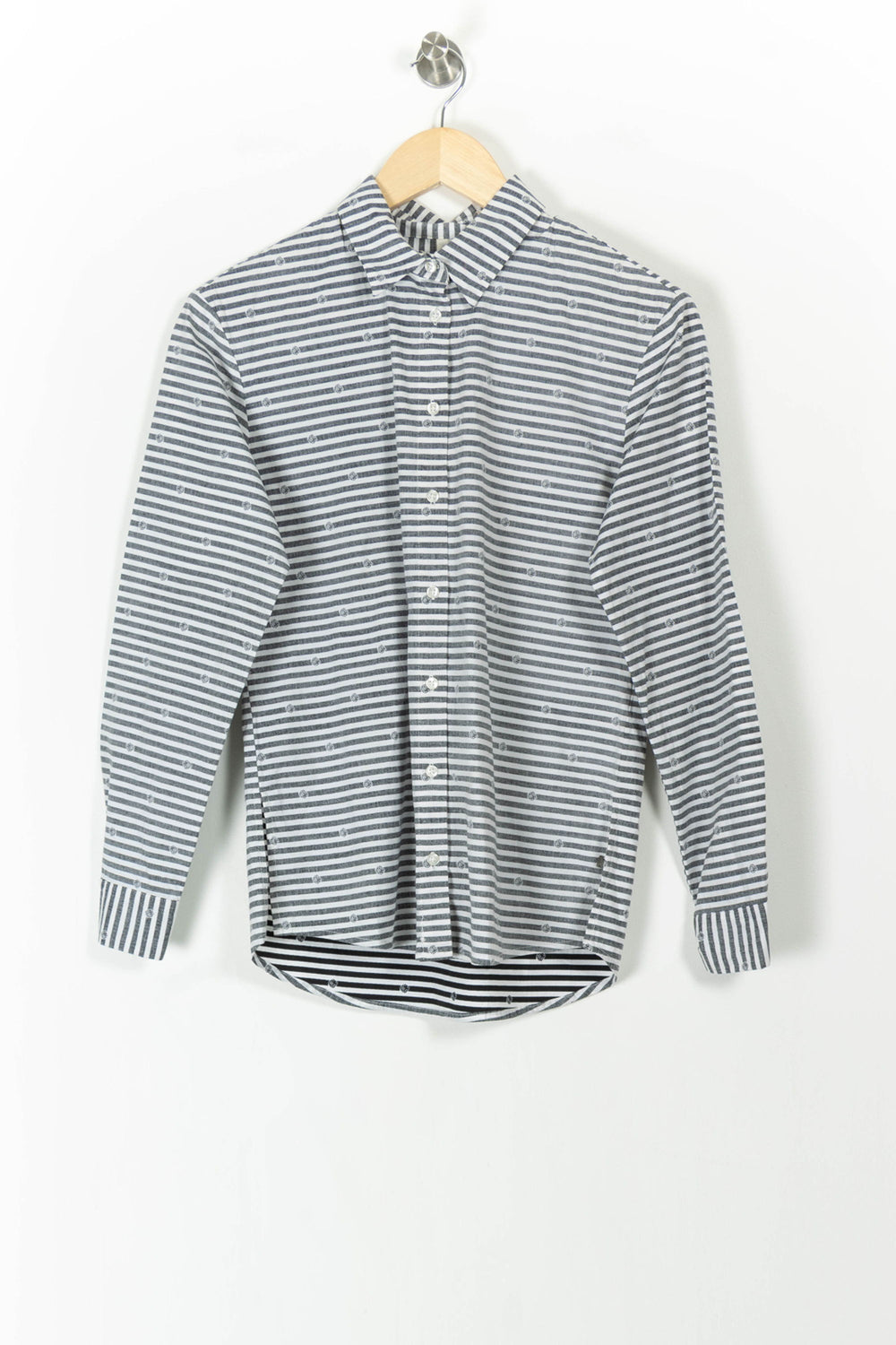 Chemise Rayée Grise et Blanche - Taille XS/34 de la marque Comptoir des Cotonniers | PARAD93378 - Vendu par Paradigme - Image 2