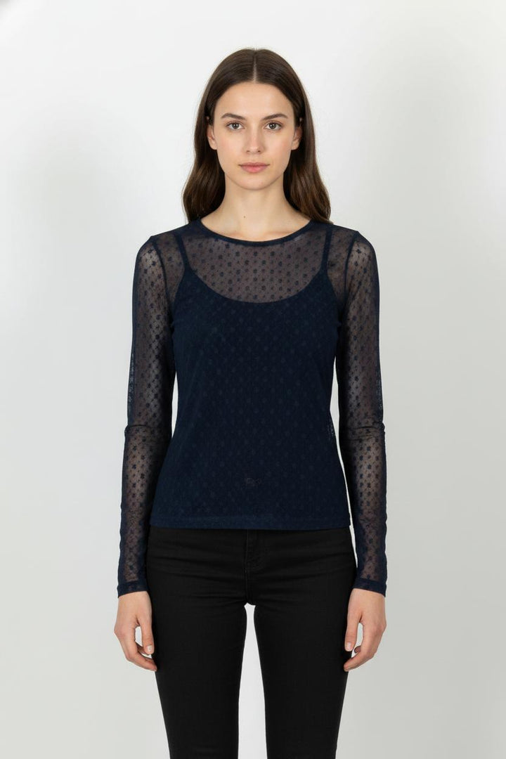 Blouse Bleue - Taille S/36 de la marque La Fée Maraboutée | PARAD93385 - Vendu par Paradigme - Image 1