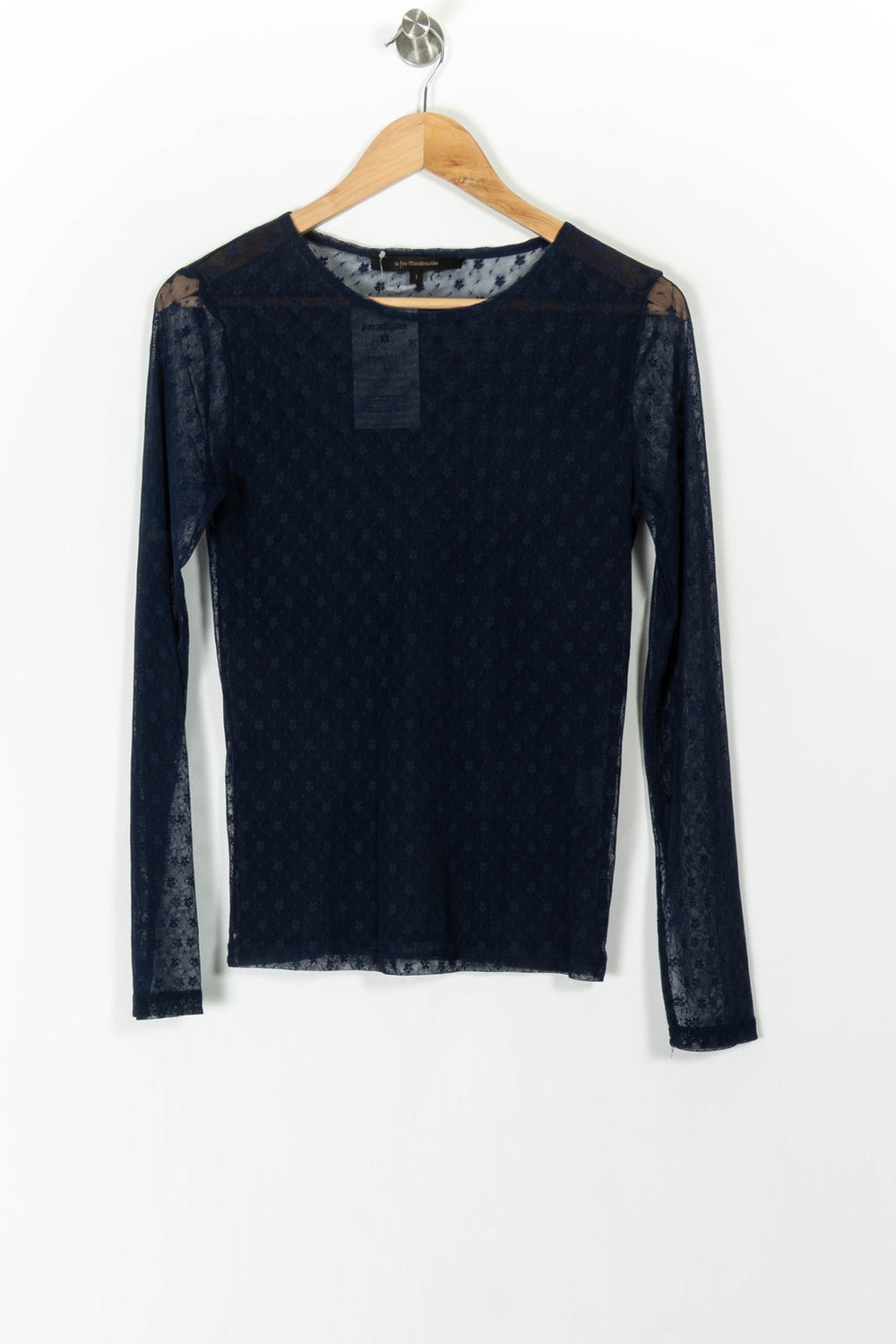 Blouse Bleue - Taille S/36 de la marque La Fée Maraboutée | PARAD93385 - Vendu par Paradigme - Image 2
