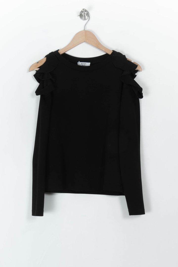 Pull Noir - Taille L/40 de la marque Weill | PARAD93403 - Vendu par Paradigme - Image 2