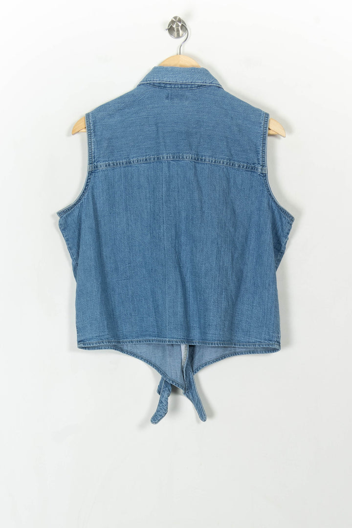 Chemise Sans Manches Bleue - Taille L/40 de la marque Levi&