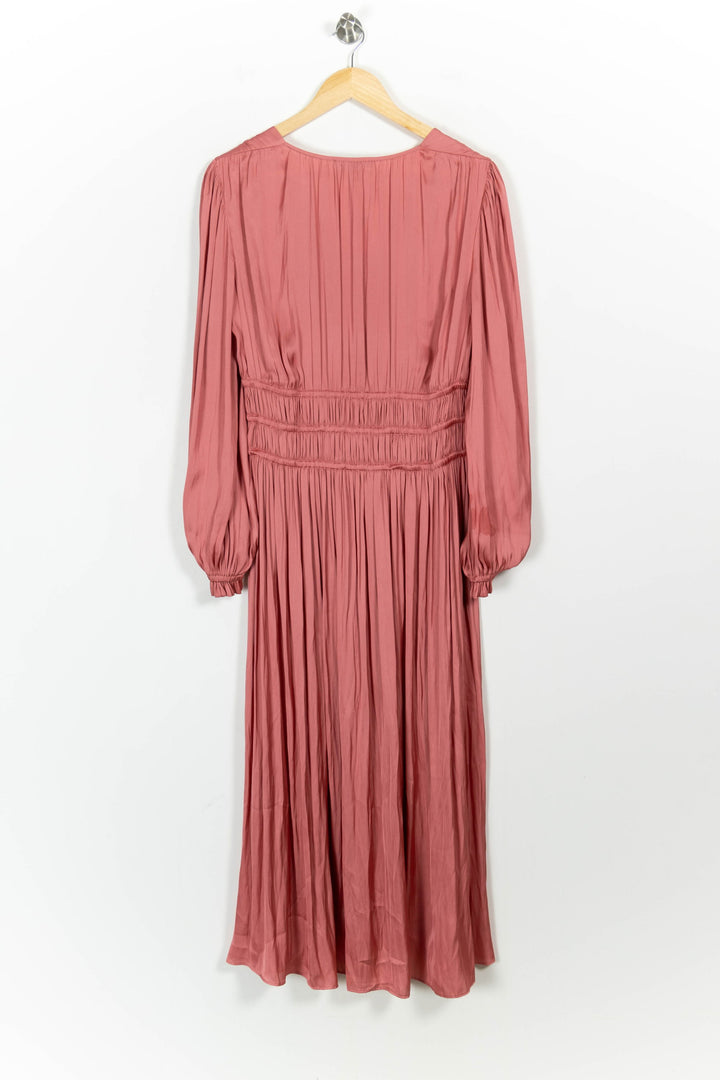 Robe Midi Rose - Taille XL/42 de la marque Maje | PARAD93405 - Vendu par Paradigme - Image 4