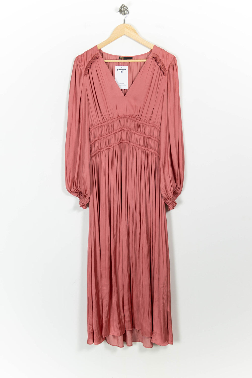 Robe Midi Rose - Taille XL/42 de la marque Maje | PARAD93405 - Vendu par Paradigme - Image 2