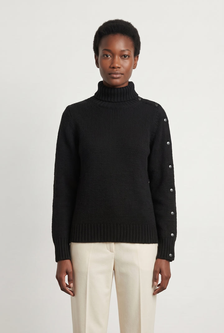 Pull Noir - Taille M/38 de la marque Comptoir des Cotonniers | PARAD93410 - Vendu par Paradigme - Image 1
