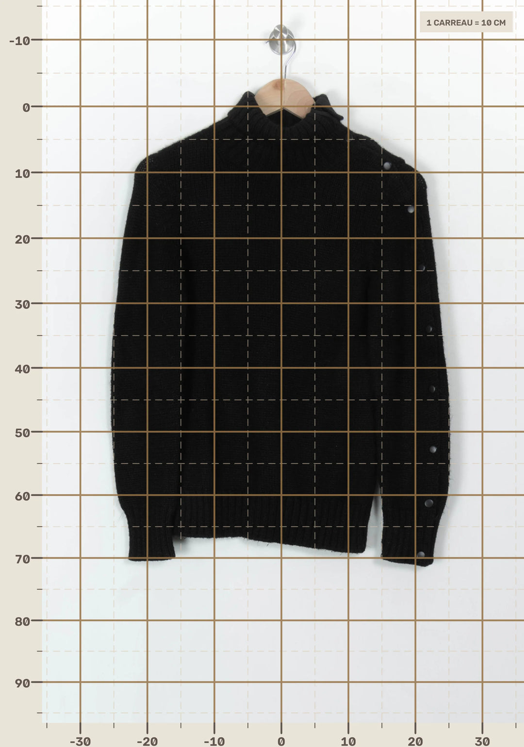 Pull Noir - Taille M/38 de la marque Comptoir des Cotonniers | PARAD93410 - Vendu par Paradigme - Image 4