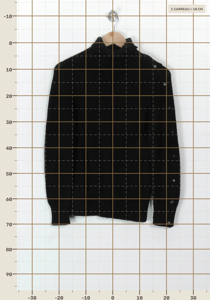 Pull Noir - Taille M/38 de la marque Comptoir des Cotonniers | PARAD93410 - Vendu par Paradigme - Image 4