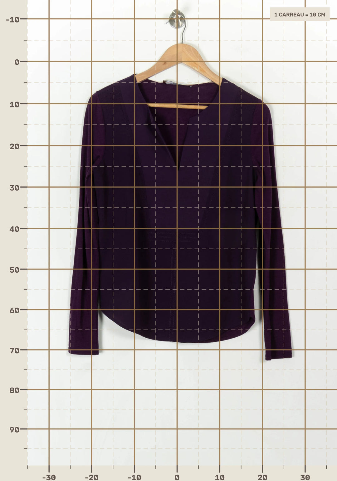 Blouse Violette - Taille M/38 de la marque Comptoir des Cotonniers | PARAD93411 - Vendu par Paradigme - Image 4
