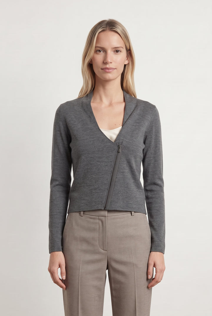 Gilet Gris - Taille S/36 de la marque Comptoir des Cotonniers | PARAD93412 - Vendu par Paradigme - Image 1