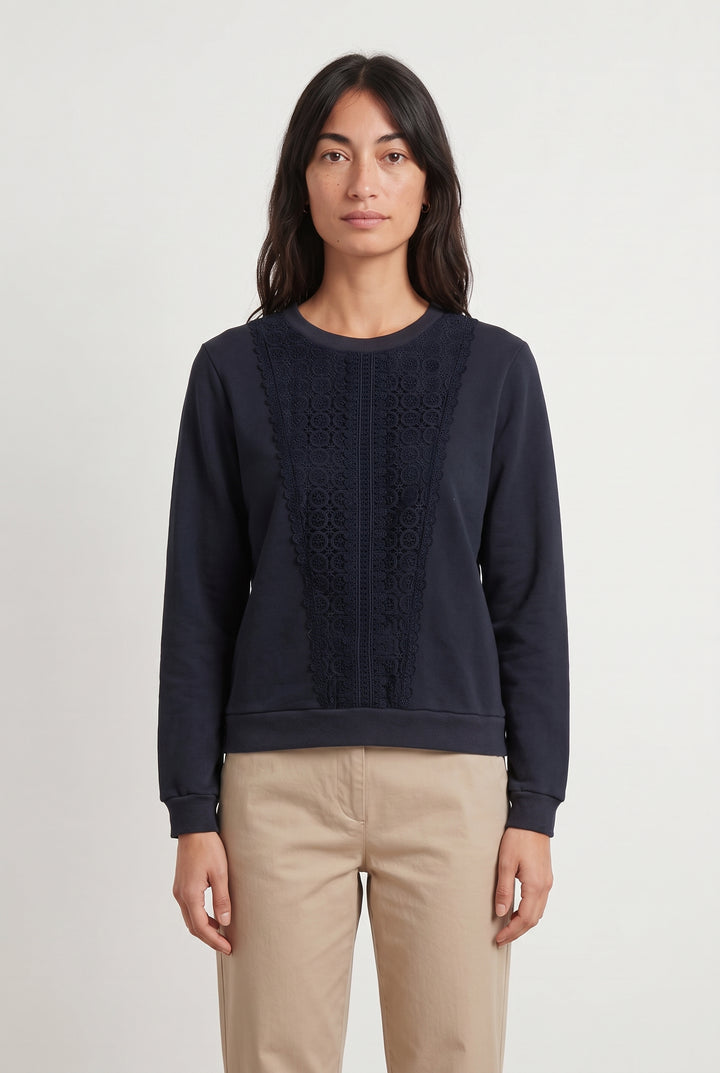 Sweatshirt Bleu - Taille S/36 de la marque The Kooples | PARAD93413 - Vendu par Paradigme - Image 1