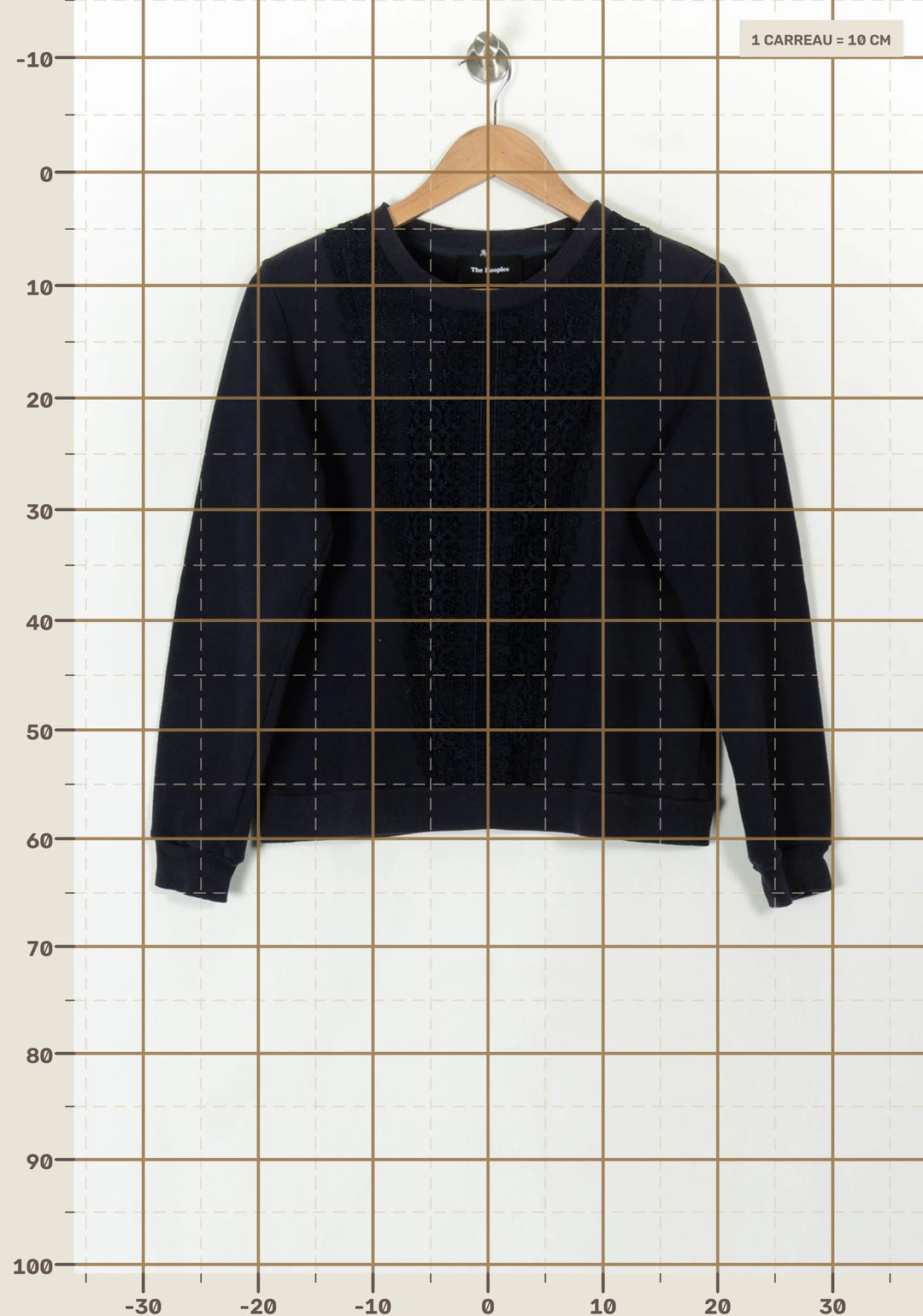 Sweatshirt Bleu - Taille S/36 de la marque The Kooples | PARAD93413 - Vendu par Paradigme - Image 4