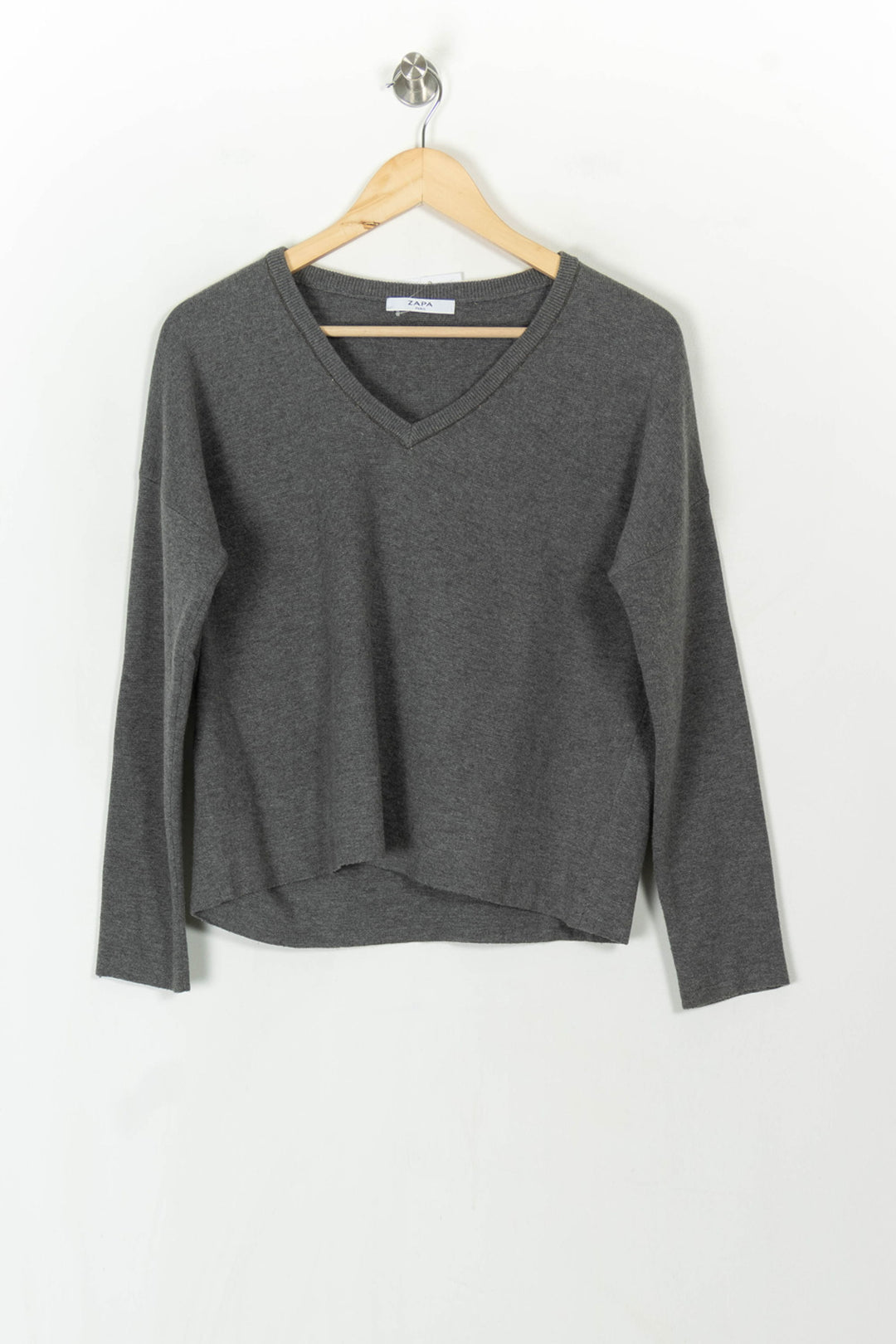 Pull Gris - Taille M/38 de la marque ZAPA | PARAD93414 - Vendu par Paradigme - Image 2