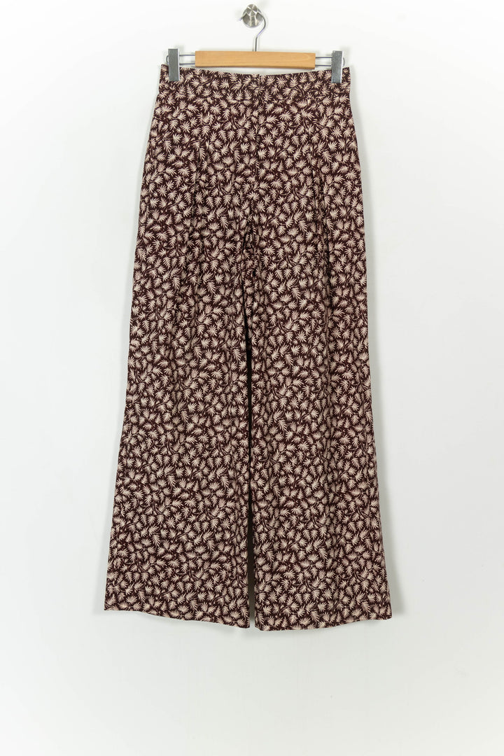 Pantalon Large Bordeaux et Beige - Taille M/38 de la marque Vanessa Bruno | PARAD93426 - Vendu par Paradigme - Image 2