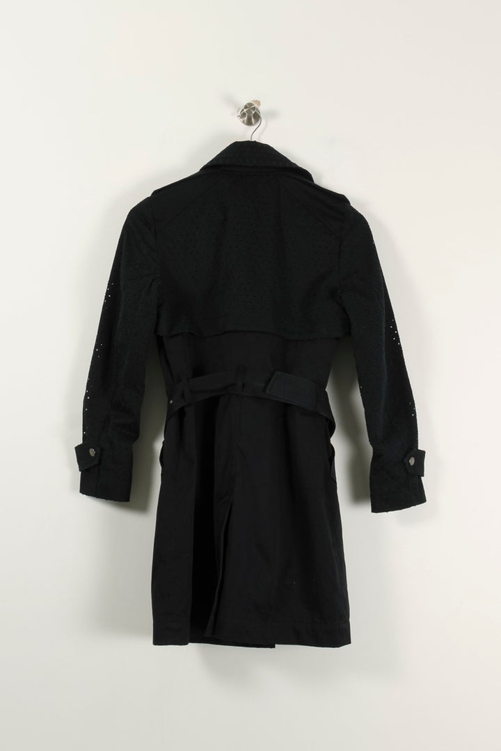 Trench Noir - Taille XS/34 de la marque Comptoir des Cotonniers | PARAD93437 - Vendu par Paradigme - Image 4