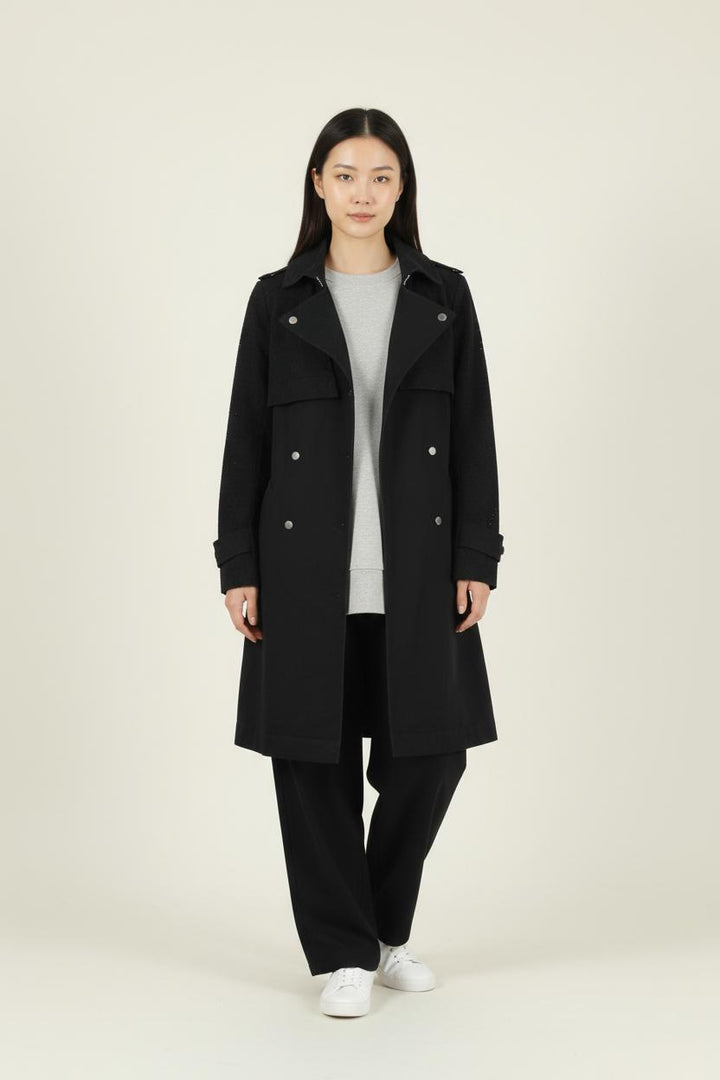 Trench Noir - Taille XS/34 de la marque Comptoir des Cotonniers | PARAD93437 - Vendu par Paradigme - Image 1