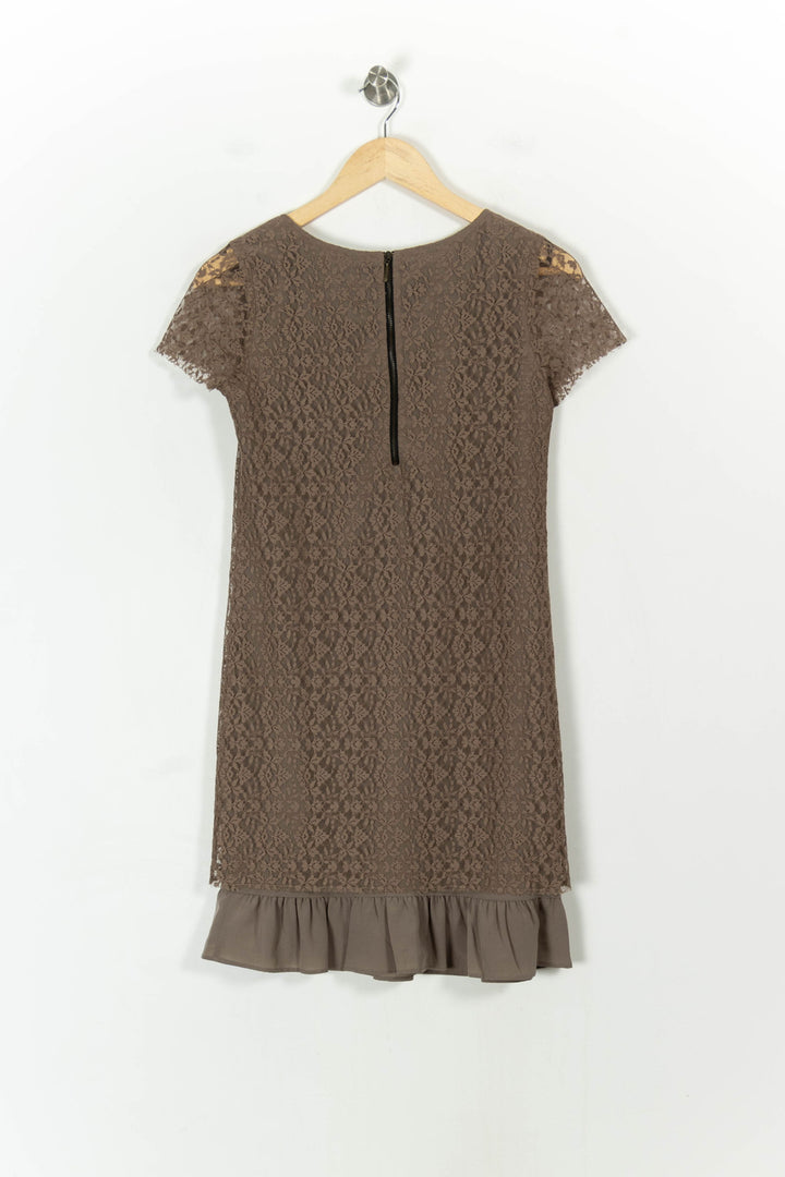 Robe Courte Beige - Taille XS/34 de la marque I.Code | PARAD93439 - Vendu par Paradigme - Image 4
