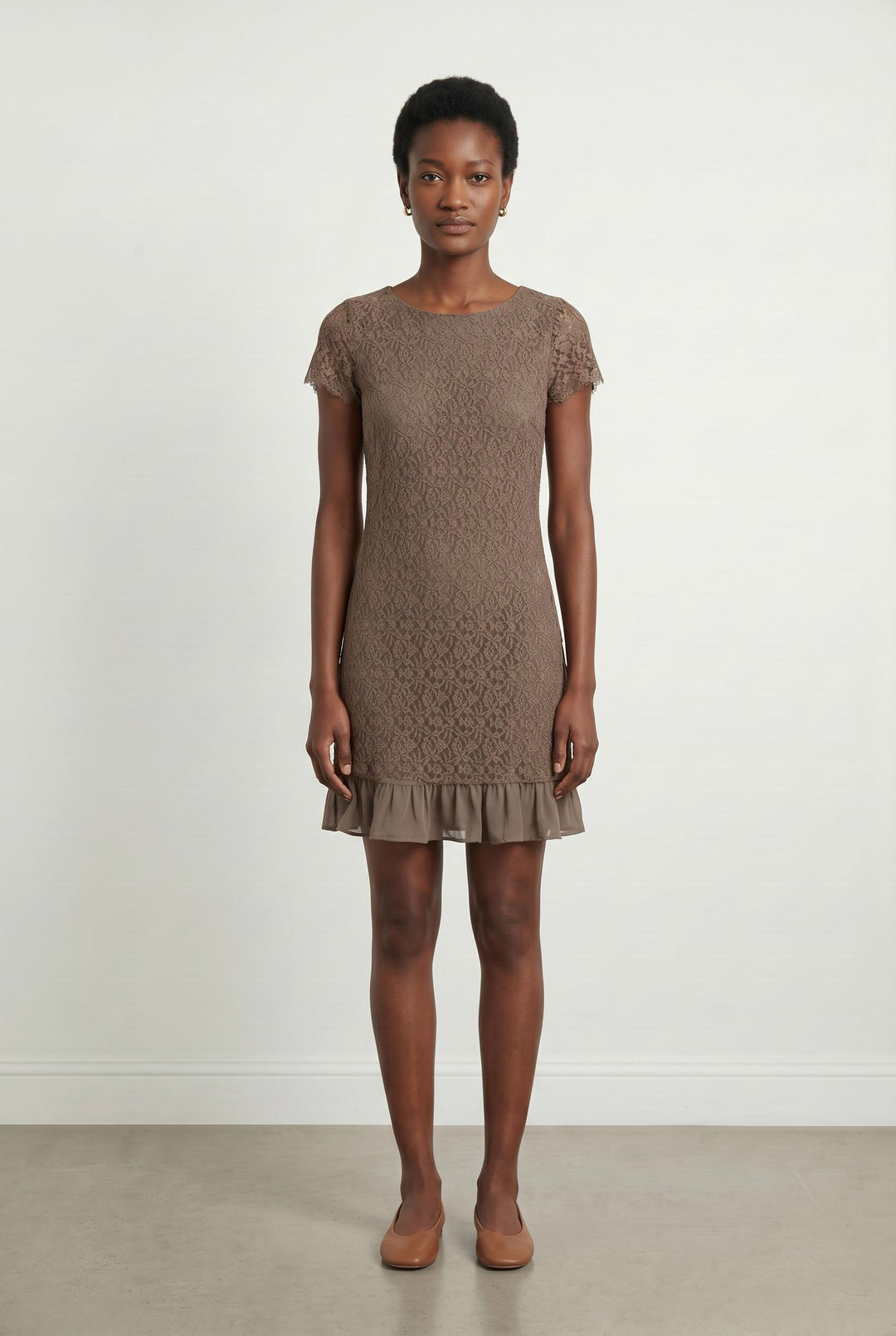 Robe Courte Beige - Taille XS/34 de la marque I.Code | PARAD93439 - Vendu par Paradigme - Image 1