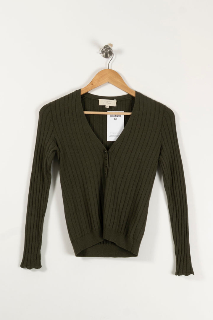 Cardigan Vert - Taille XS/34 de la marque Sézane | PARAD93444 - Vendu par Paradigme - Image 2