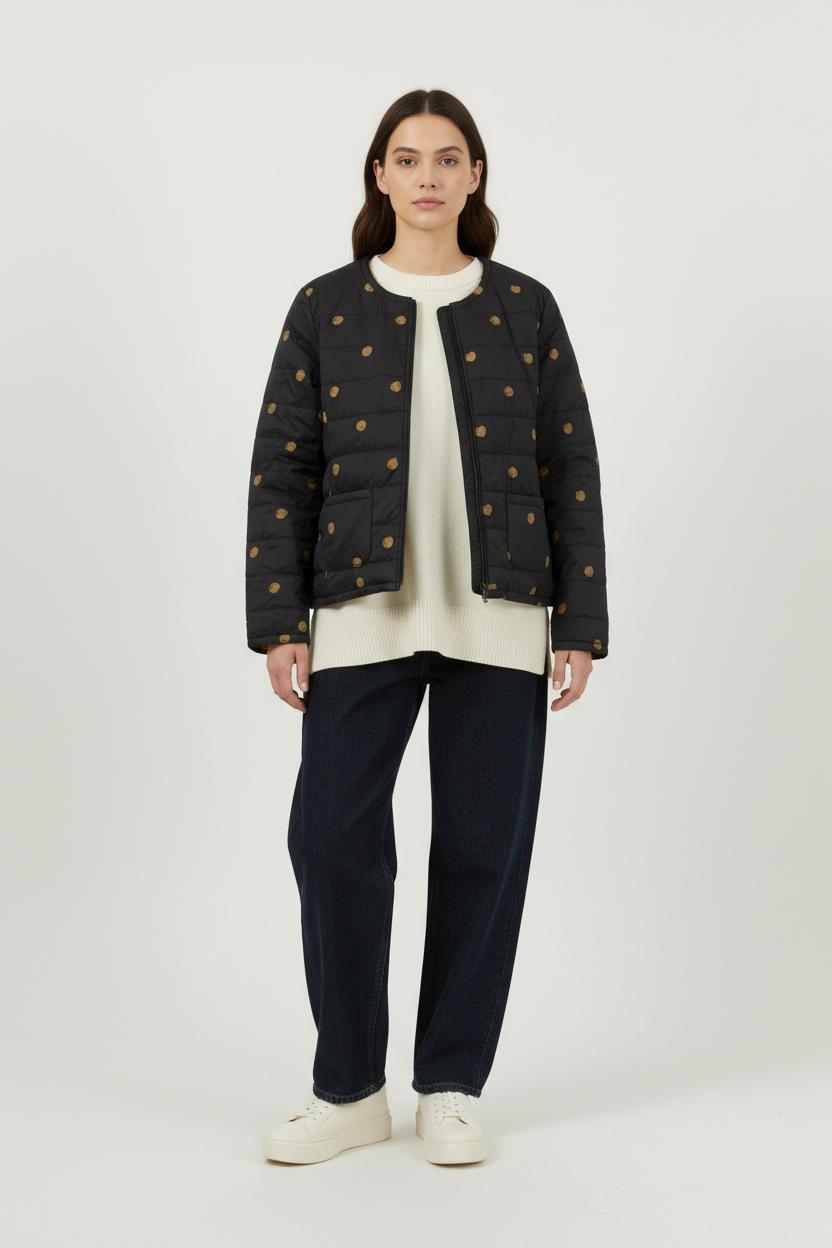 Veste Noire et Marron - Taille XS/34 de la marque Comptoir des Cotonniers | PARAD93447 - Vendu par Paradigme - Image 1