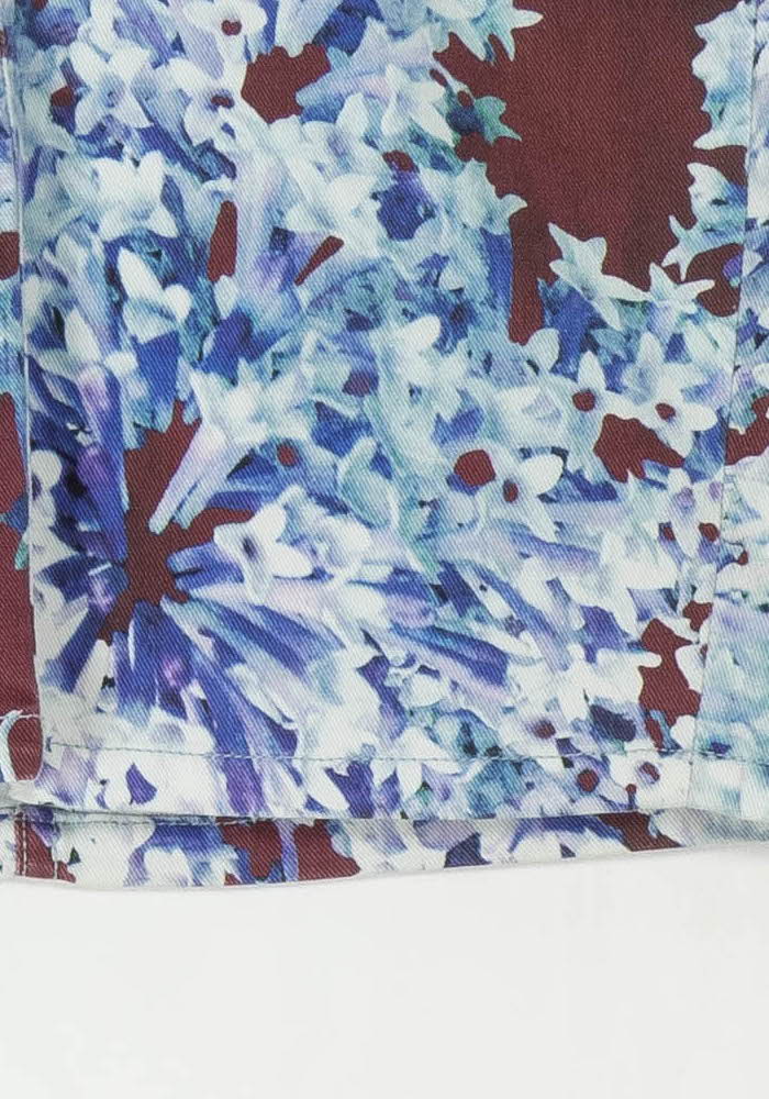 Jupe Courte Bleu et Bordeaux - Taille S/36 de la marque Comptoir des Cotonniers | PARAD93450 - Vendu par Paradigme - Image 3