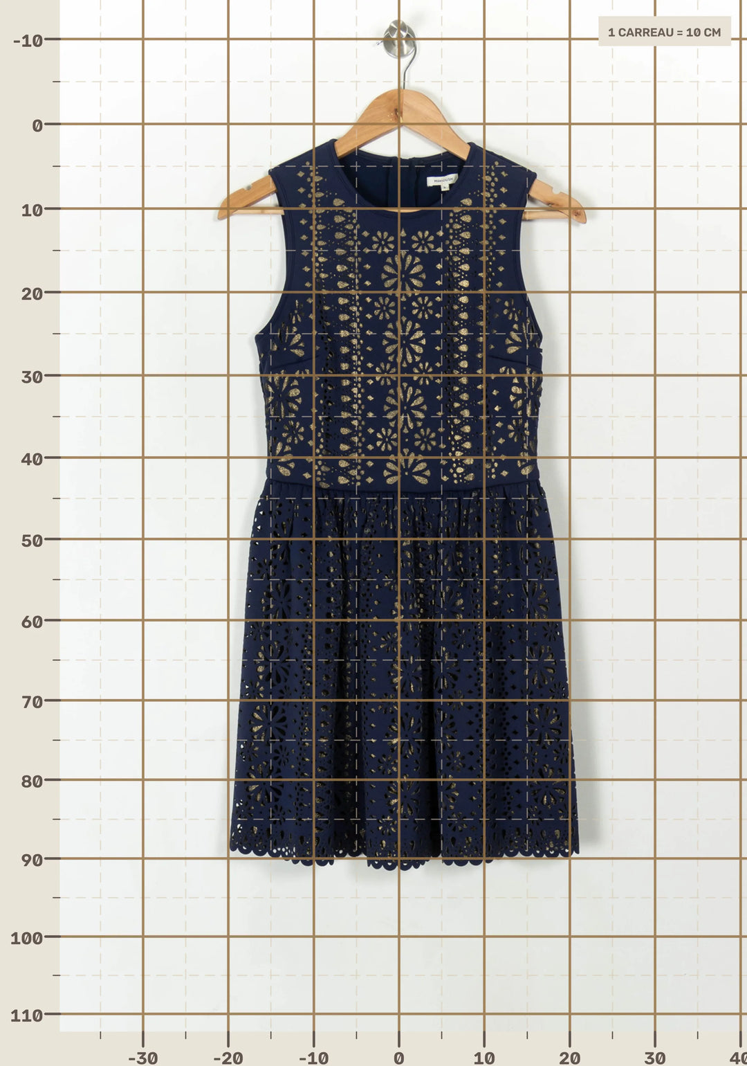 Robe Bleu - Taille S/36 de la marque Manoush | PARAD93452 - Vendu par Paradigme - Image 4