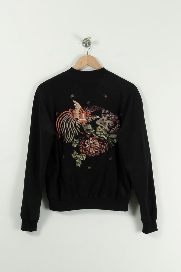 Blouson Noir - Taille S/36 de la marque Manoush | PARAD93456 - Vendu par Paradigme - Image 4