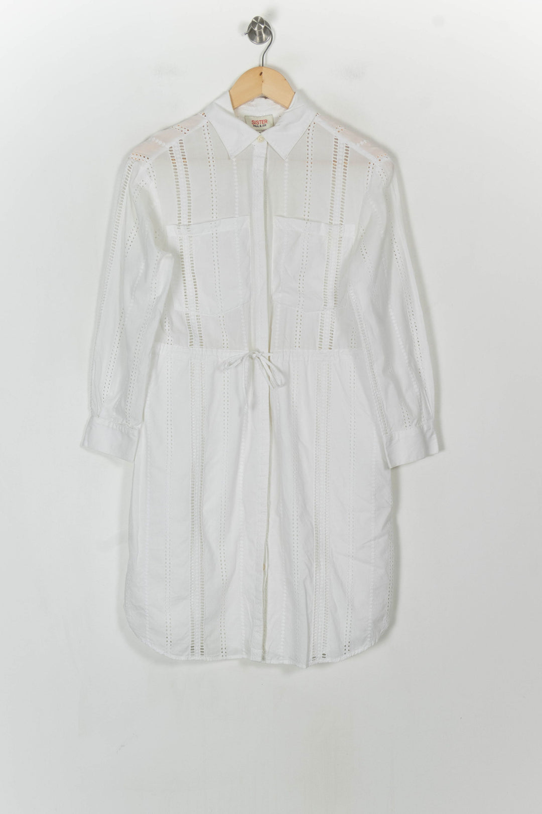 Robe Chemise Blanche - Taille XS/34 de la marque Paul &amp; Joe | PARAD93459 - Vendu par Paradigme - Image 2