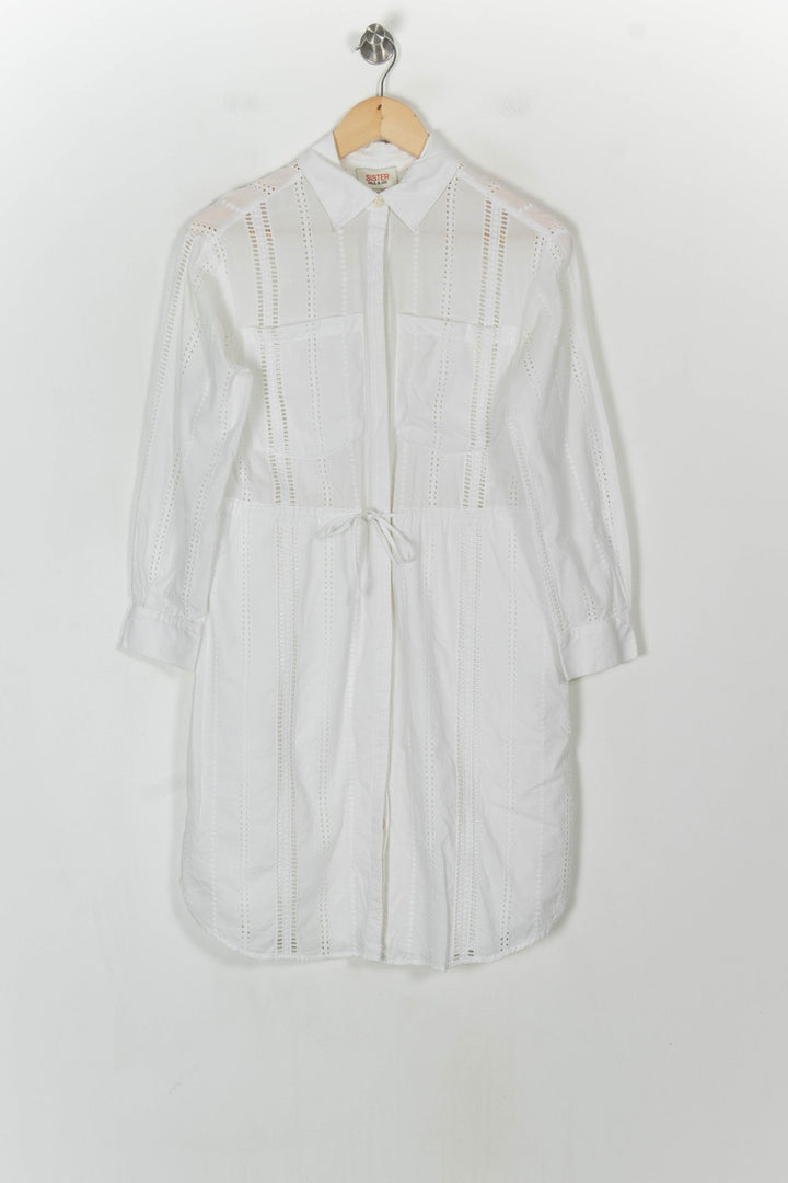 Robe Chemise Blanche - Taille XS/34 de la marque Paul &amp; Joe | PARAD93459 - Vendu par Paradigme - Image 2
