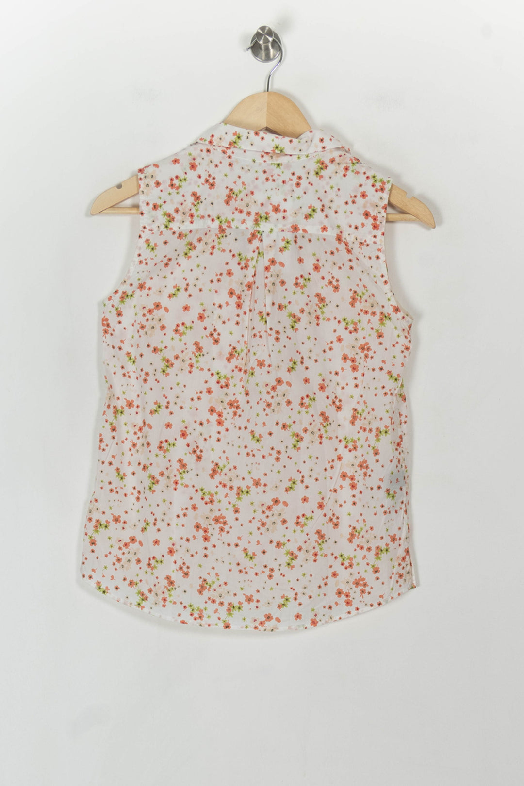 Chemisier Sans Manches Blanc et Orange - Taille XS/34 de la marque Comptoir des Cotonniers | PARAD93461 - Vendu par Paradigme - Image 5