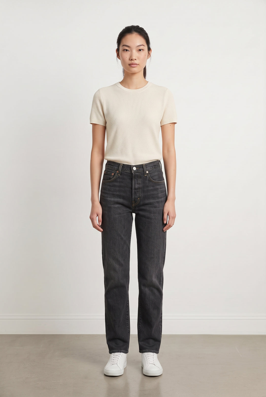 Jean Droit Noir - Taille M/38 de la marque Levi&
