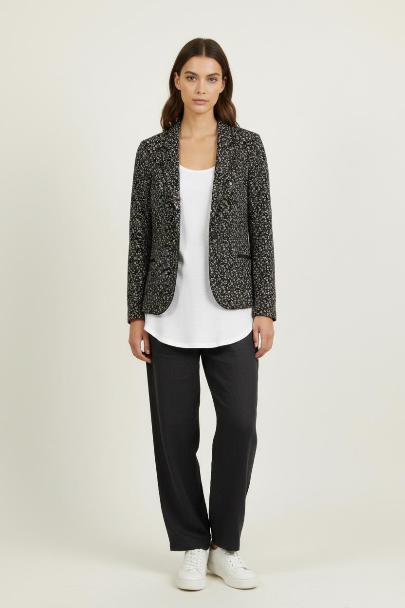 Blazer Noir et Blanc - Taille XS/34 de la marque IKKS | PARAD93478 - Vendu par Paradigme - Image 1