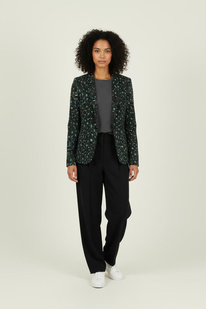 Blazer Vert et Noir - Taille S/36 de la marque IKKS | PARAD93483 - Vendu par Paradigme - Image 1