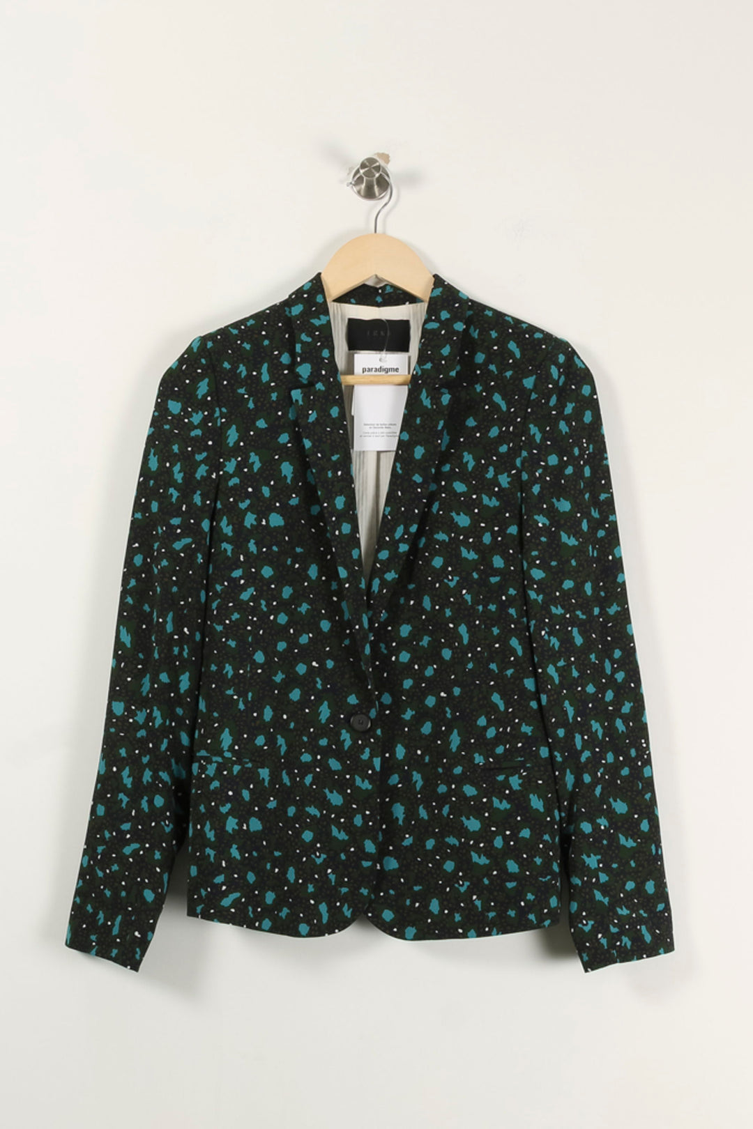 Blazer Vert et Noir - Taille S/36 de la marque IKKS | PARAD93483 - Vendu par Paradigme - Image 2
