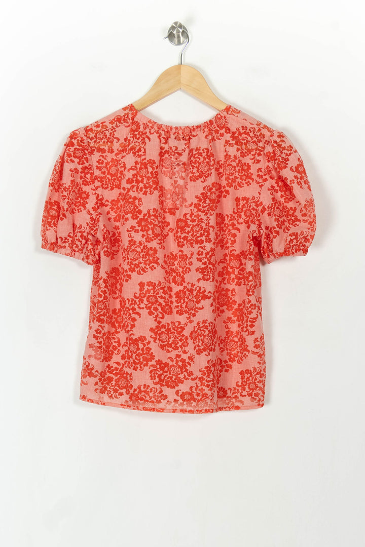 Blouse Rose et Rouge - Taille S/36 de la marque Manoush | PARAD93484 - Vendu par Paradigme - Image 5