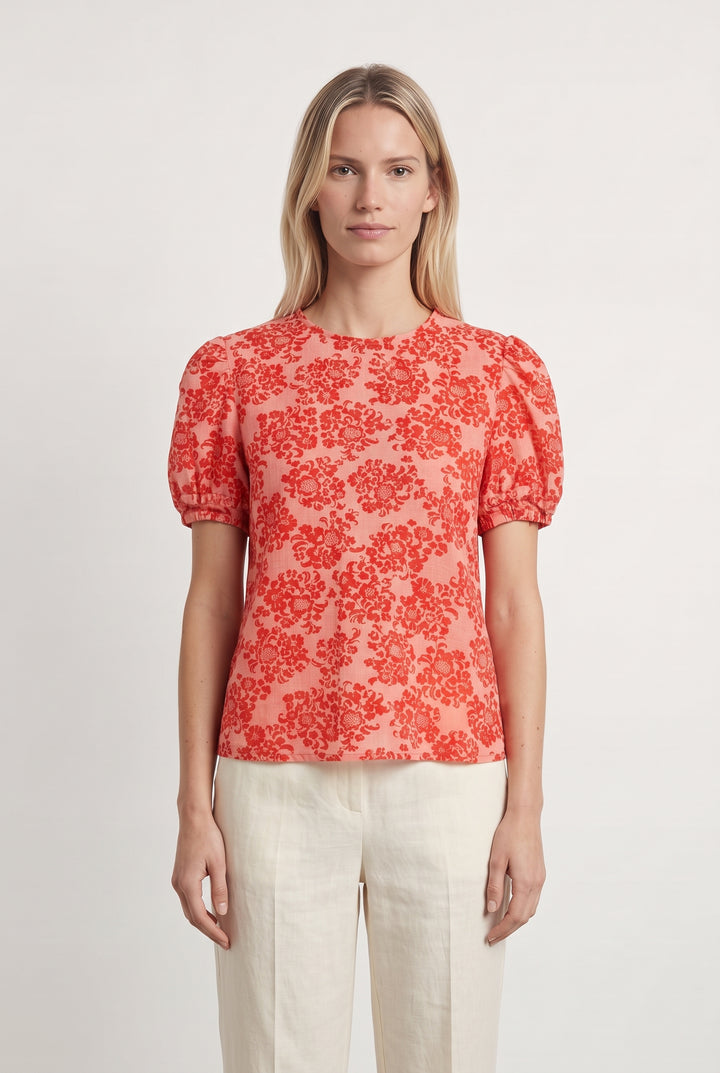 Blouse Rose et Rouge - Taille S/36 de la marque Manoush | PARAD93484 - Vendu par Paradigme - Image 1