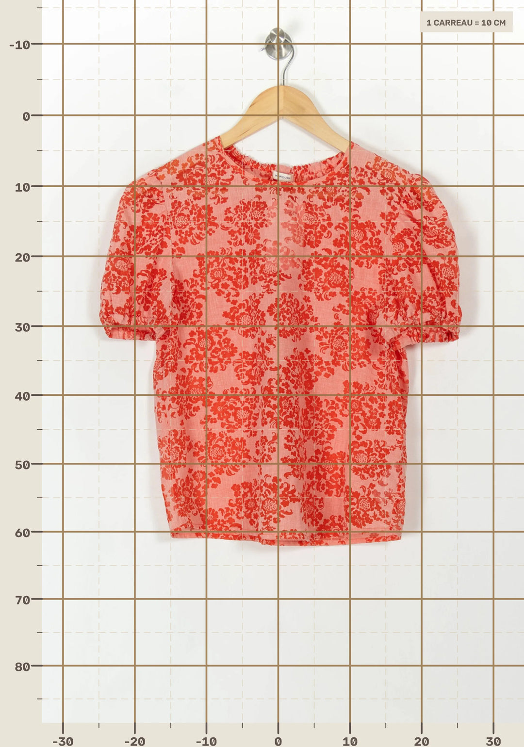 Blouse Rose et Rouge - Taille S/36 de la marque Manoush | PARAD93484 - Vendu par Paradigme - Image 4