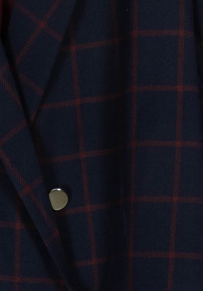 Blazer Bleu Marine et Bordeaux - Taille XL/42 de la marque Maison 123 | PARAD93485 - Vendu par Paradigme - Image 3