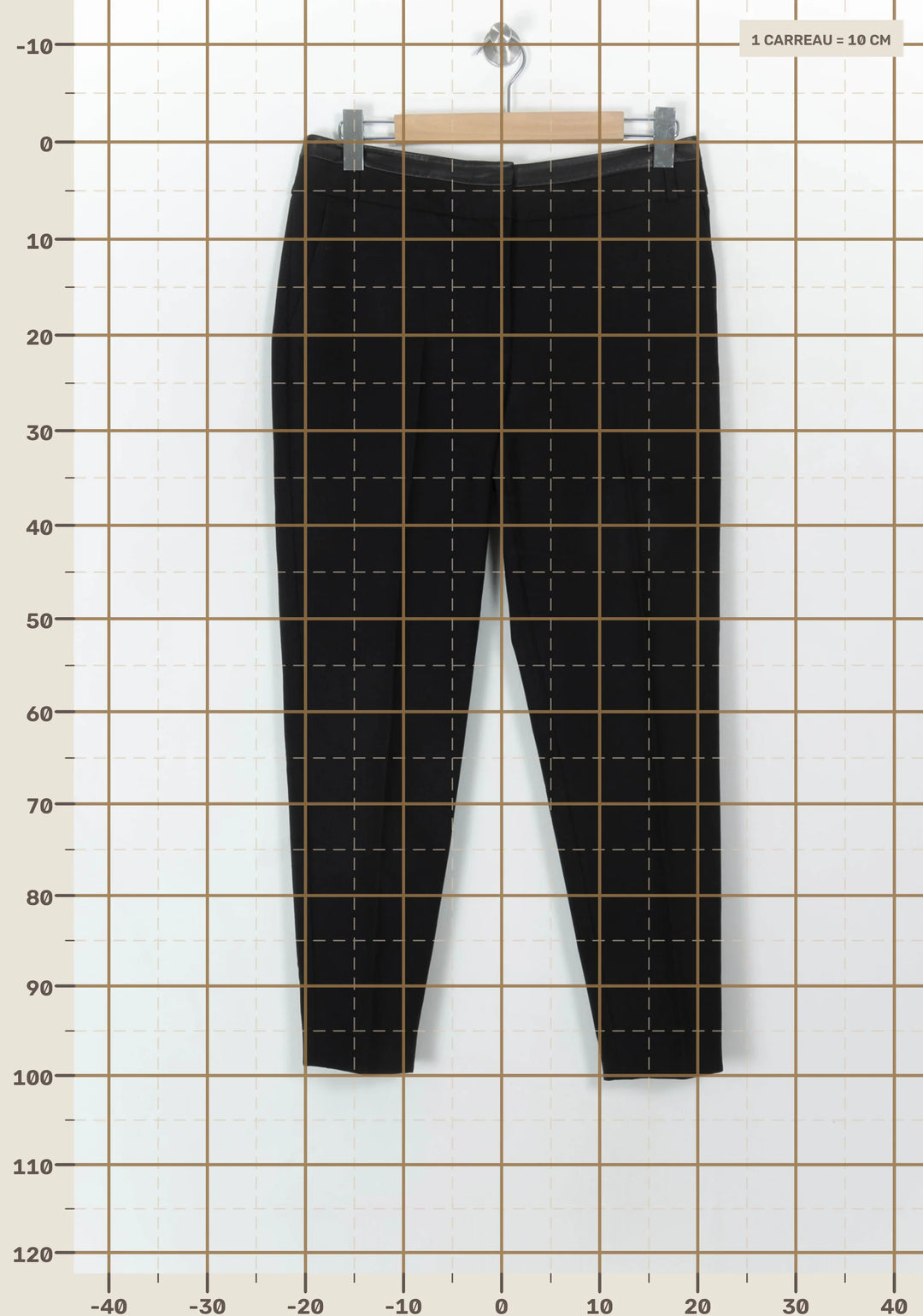 Pantalon Noir - Taille XL/42 de la marque ZAPA | PARAD93492 - Vendu par Paradigme - Image 4