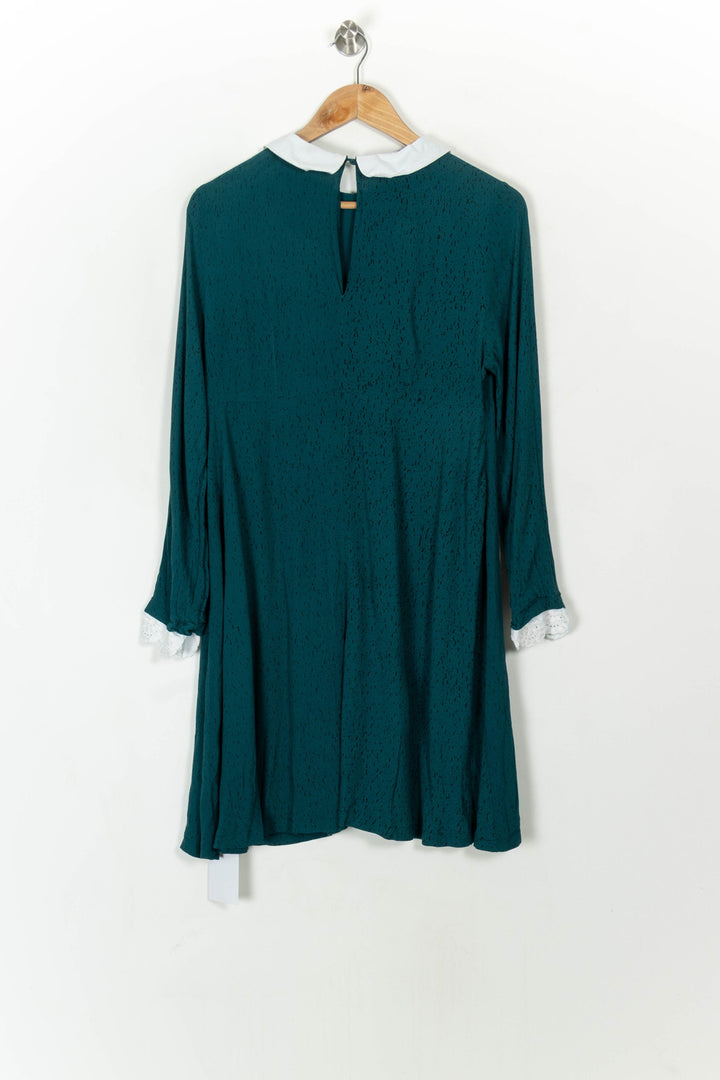 Robe Courte Verte et Blanche - Taille L/40 de la marque Karl Marc John | PARAD93493 - Vendu par Paradigme - Image 5