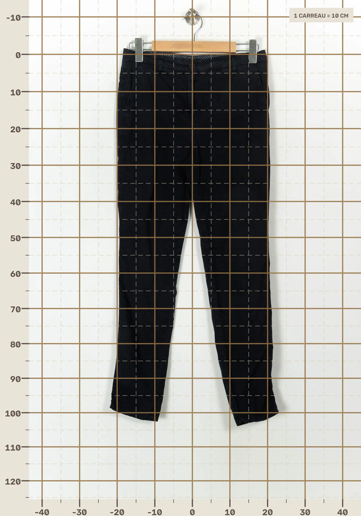 Pantalon Bleu - Taille M/38 de la marque Caroll | PARAD93494 - Vendu par Paradigme - Image 4