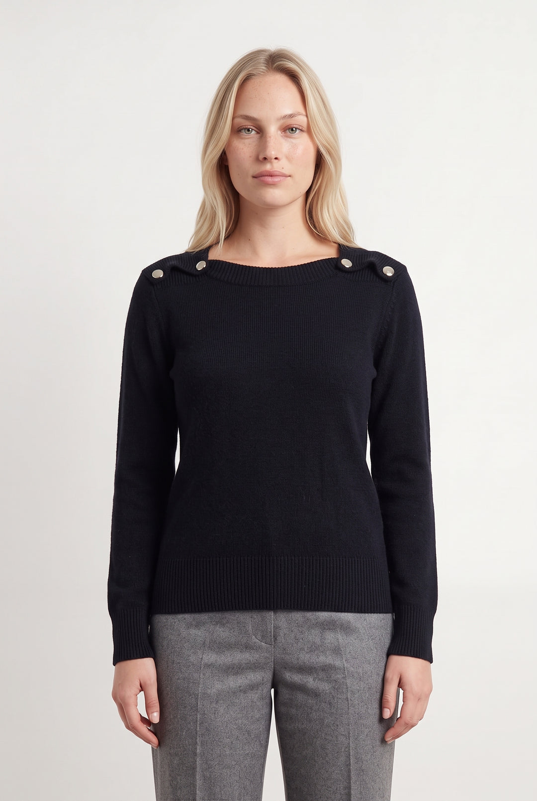 Pull Bleu - Taille L/40 de la marque Caroll | PARAD93496 - Vendu par Paradigme - Image 1