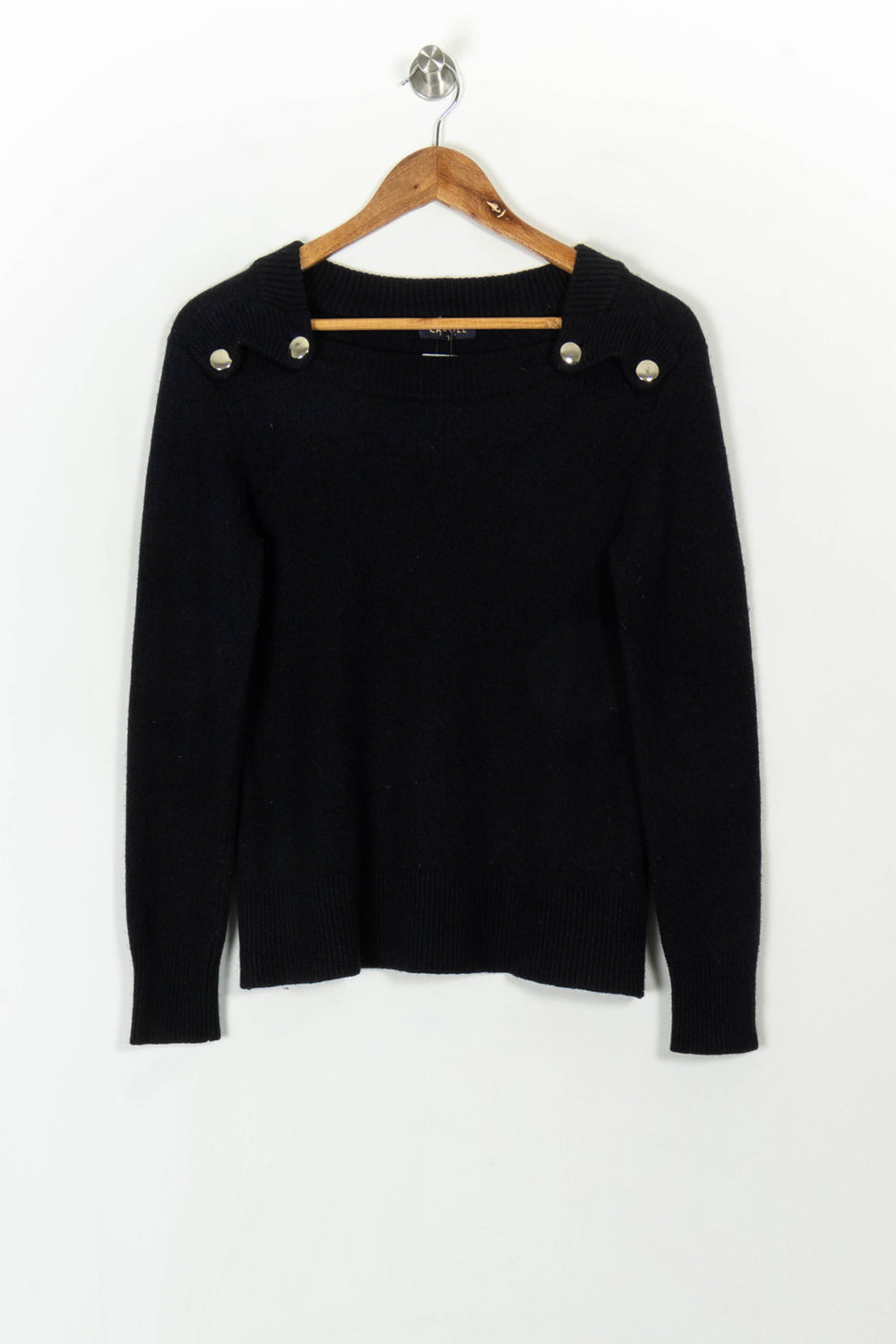 Pull Bleu - Taille L/40 de la marque Caroll | PARAD93496 - Vendu par Paradigme - Image 2